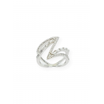 Ασημένιο δαχτυλίδι με λευκά ζιρκόν 